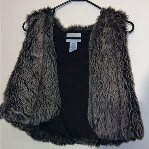 Short Sleeve Fur Vest